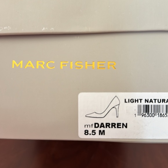 Marc Fisher Pointy Toe Heel Pumps - Camel - New.size 8/5. #11 - Picture 7 of 7